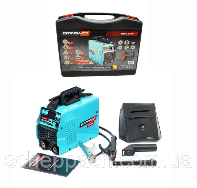 Зварювальний інвертор GRAND ММА 340K, фото 1