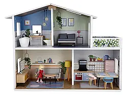 Дитячий дерев'яний ляльковий будиночок Lupilu Doll`s House 512626