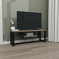 Тумба під телевізор лофт ТВЛ-5. Тумбочка для ТВ техніки loft полиця підставка. Меблі у вітальню