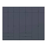 Шафа для одягу Doros Лукас Графіт 3+4 ДСП 300х50х240 DRS-011698 (42005133), фото 4