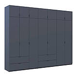 Шафа для одягу Doros Лукас Графіт 3+4 ДСП 300х50х240 DRS-011698 (42005133), фото 6