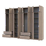 Шафа для одягу Doros Лукас Дуб сонома 4+4 ДСП 320х50х240 DRS-011710 (42005127), фото 3