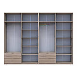 Шафа для одягу Doros Лукас Дуб сонома 4+4 ДСП 320х50х240 DRS-011710 (42005127), фото 5