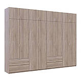 Шафа для одягу Doros Лукас Дуб сонома 4+4 ДСП 320х50х240 DRS-011710 (42005127), фото 6