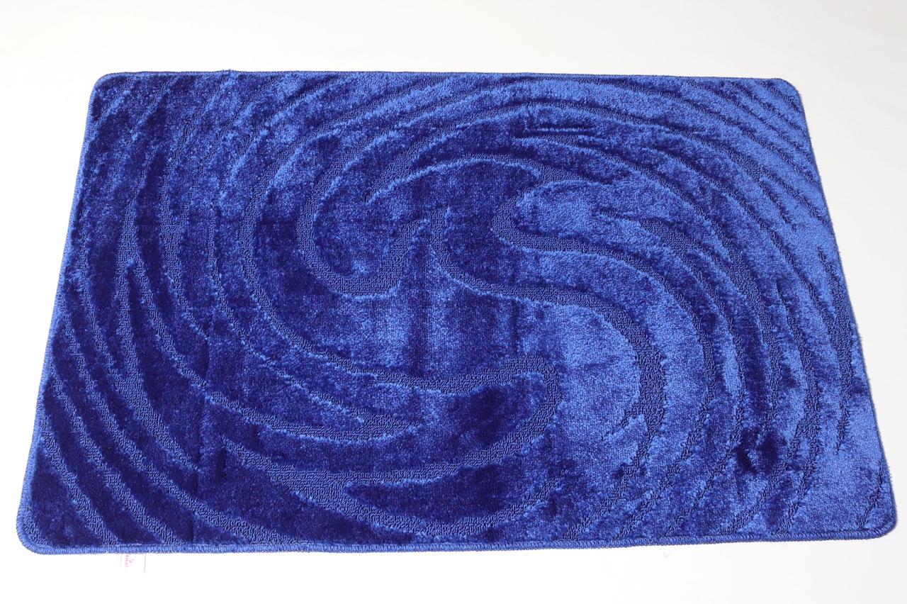 Килимок у ванну 80*120 см Classic Vonaldi 00201/120 blue