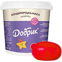 Мастика кондитерська для торта Добрик Червона 1кг