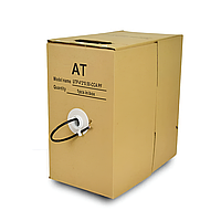 Бухта кабеля для внутрішніх робіт, звита пара AT UTP 4*2*0.5-CCA PF кат.5е (UTP біметал) бухта 305м