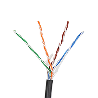 Бухта кабеля для зовнішніх робіт, звита пара  AT UTP 4*2*0.5-CCA PE кат.5е (UTP біметал) бухта 305м