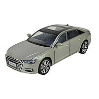 Машина метал AUDI A6L Ауді сіра 1:24 світло звук 20,5*8*7см (AP7754), фото 2