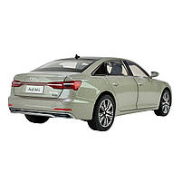 Машина метал AUDI A6L Ауді сіра 1:24 світло звук 20,5*8*7см (AP7754), фото 5