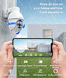Зовнішня камера відеоспостереження Galayou 2K Wireless Outdoor Security Camera Y4 360° з кольоровим нічним баченням, фото 5