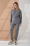 Теплий костюм для вагітних та годуючих домашній з термотрикотажу, фото 2