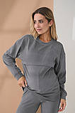 Теплий костюм для вагітних та годуючих домашній з термотрикотажу, фото 4
