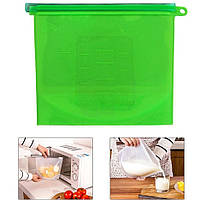 Силіконовий пакет для зберігання продуктів 20*17 см