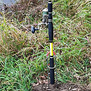 Підставка для вудилища металева, перекидна, берегова 28см, 1шт, фото 3