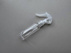 60 - 65 мл Круглий прозорий ПЕТ флакон з пластиковим прозорим міні тригером 20/410