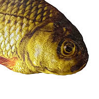 М`яка іграшка Риба антистрес Короп золотий сувенір подушка 38*8*15см (Р86495), фото 3