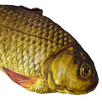 М`яка іграшка Риба антистрес Короп золотий сувенір подушка 38*8*15см (Р86495), фото 4