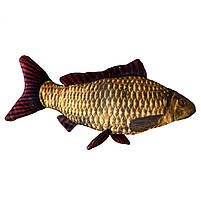 М`яка іграшка Риба антистрес Короп золотий сувенір подушка 56*9*28см (Р92535), фото 3