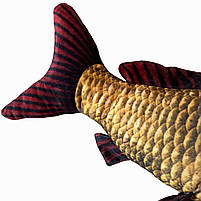 М`яка іграшка Риба антистрес Короп золотий сувенір подушка 56*9*28см (Р92535), фото 4