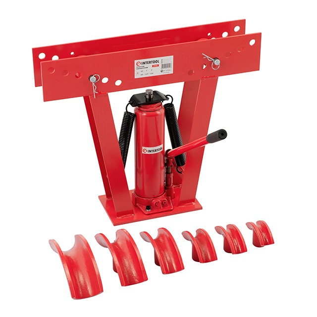 Трубогин гідравлічний 12 т, діаметр труб: 1/2", 3/4", 1", 1-1/4", 1-1/2", 2" INTERTOOL GT1212, фото 1
