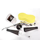 Tornado Black Торнадор для хімчистки салону зі змінною насадкою та губкою (металевий підшипник Cyclone), фото 4