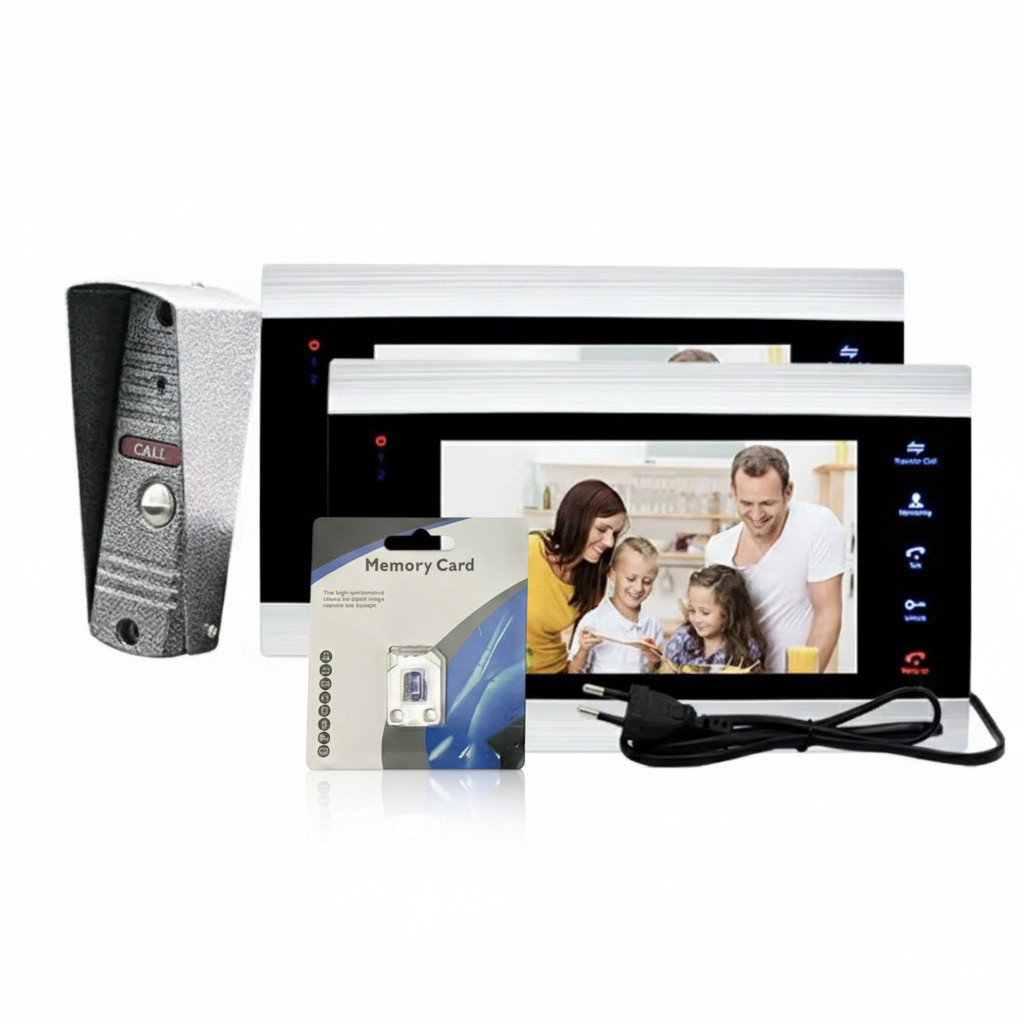 Комплект відеодомофону Joitimer / 7 дюймів / двосторонній зв'язок / Wi-fi / карта пам'яті 32 Гб, фото 1