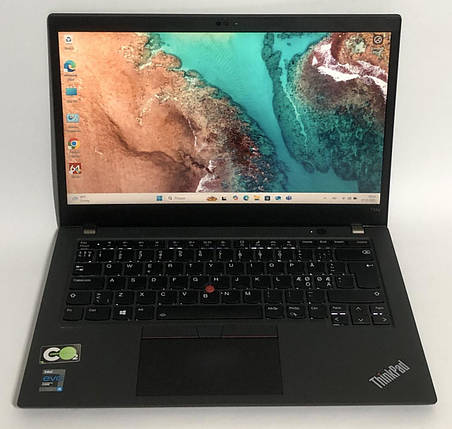 Б/в Ультрабук Б-клас Lenovo ThinkPad T14s Gen 2 14" 1920x1080| Core i5-1135G7| 16 GB RAM| 256 GB SSD| Iris Xe, фото 1