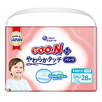 Трусики-підгузки Goo.N Plus для дітей (розмір 6(XXL), 13-25кг, 28 шт.)