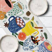 Доріжка на стіл (ранер) Зимові напої