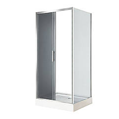 Душова кабіна INSANA Fiona 80 Grey 110*80*205 мілкий піддон 15 см ( А0059246 )