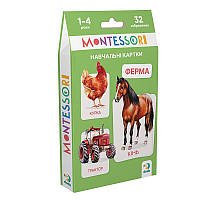 Набір навчальних карток Dodo Монтесорі «Ферма» 301233