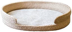 ММ-32 Пухнастики Лежанка плетена, 52х42х12 см