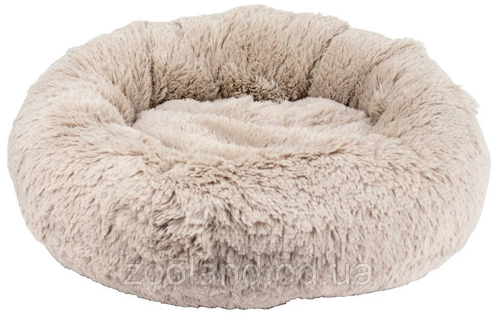 ММ-37 Пухнастики Лежанка Пончик капучино, 65х65 см