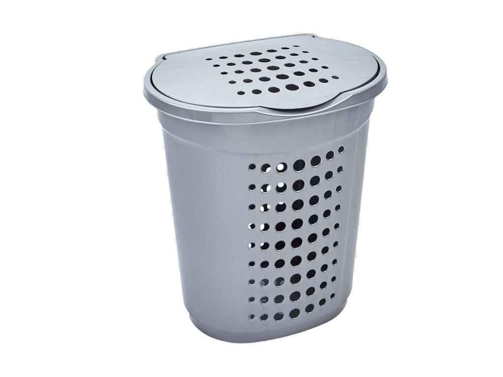 Корзина для білизни 60л 50*39*57,5см сірий ТМ АЛЕАНА, фото 1