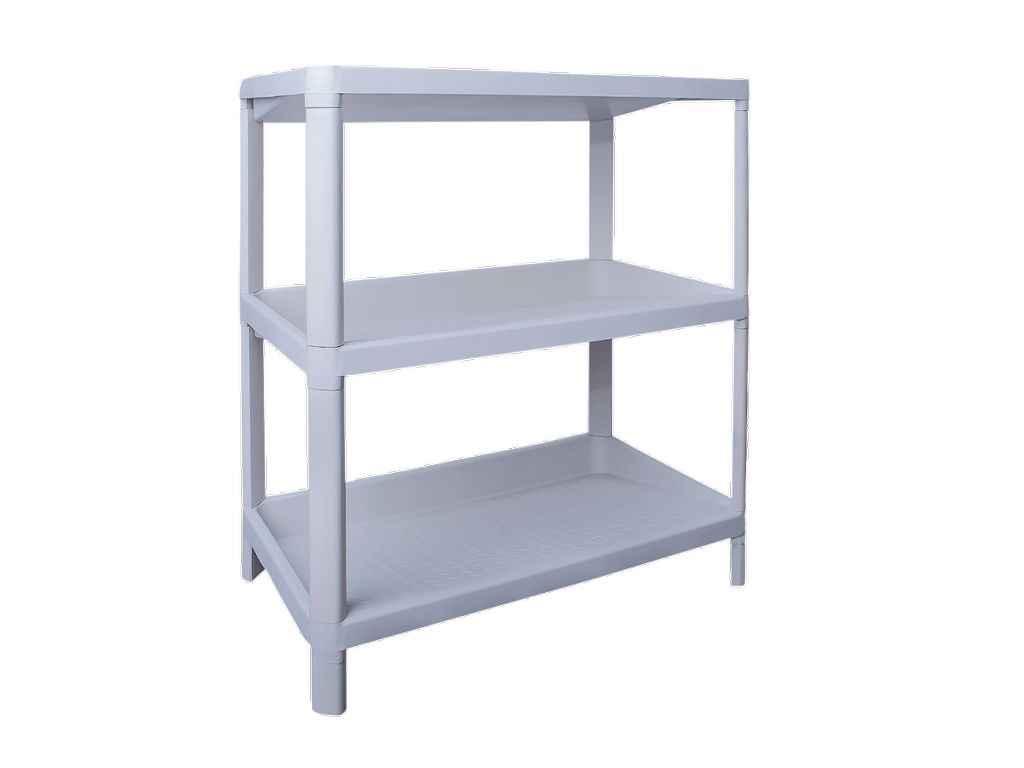 Полиця для взуття біла роза на 3 секції ТМ АЛЕАНА, фото 1