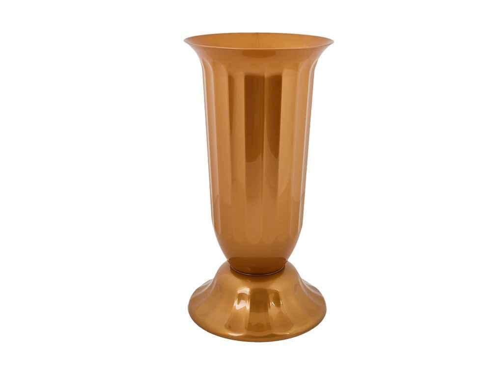 Вазон для квітів з підставкою Флора 38 бронзовий ТМ АЛЕАНА, фото 1