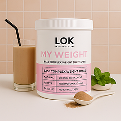 Коктейль для набору ваги для жінок LOK Nutrition 500 гр Лате