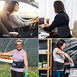 Надувний декомпресійний пояс HONGJING для попереку, ортопедичний пояс підтримки спини з ручним насосом, універсальний розмір 29–49, фото 5