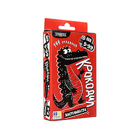 Настільна гра "Крокодил" Strateg 30686 інструкція 36 карток, Toyman