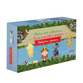 Набір для творчості новорічний Розпис акриловими фарбами "Лускунчик" Умняшка НГ-002/5, Toyman