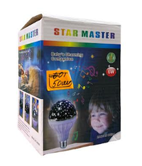 Лампа проектор зоряного неба Е27 6Вт Star Master Bulb 601-HX