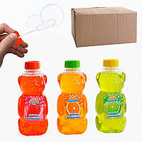 Гр Мильні бульбашки "Ведмедик" 29028 (1) ЦІНА ЗА 15 ШТУК В БЛОЦІ, 250 мл, ароматизовані, "Пані булька"