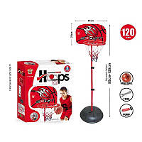 Баскетбол 666-120 (24) м’яч, насос, кільце, регульована висота до 120 см, в коробці