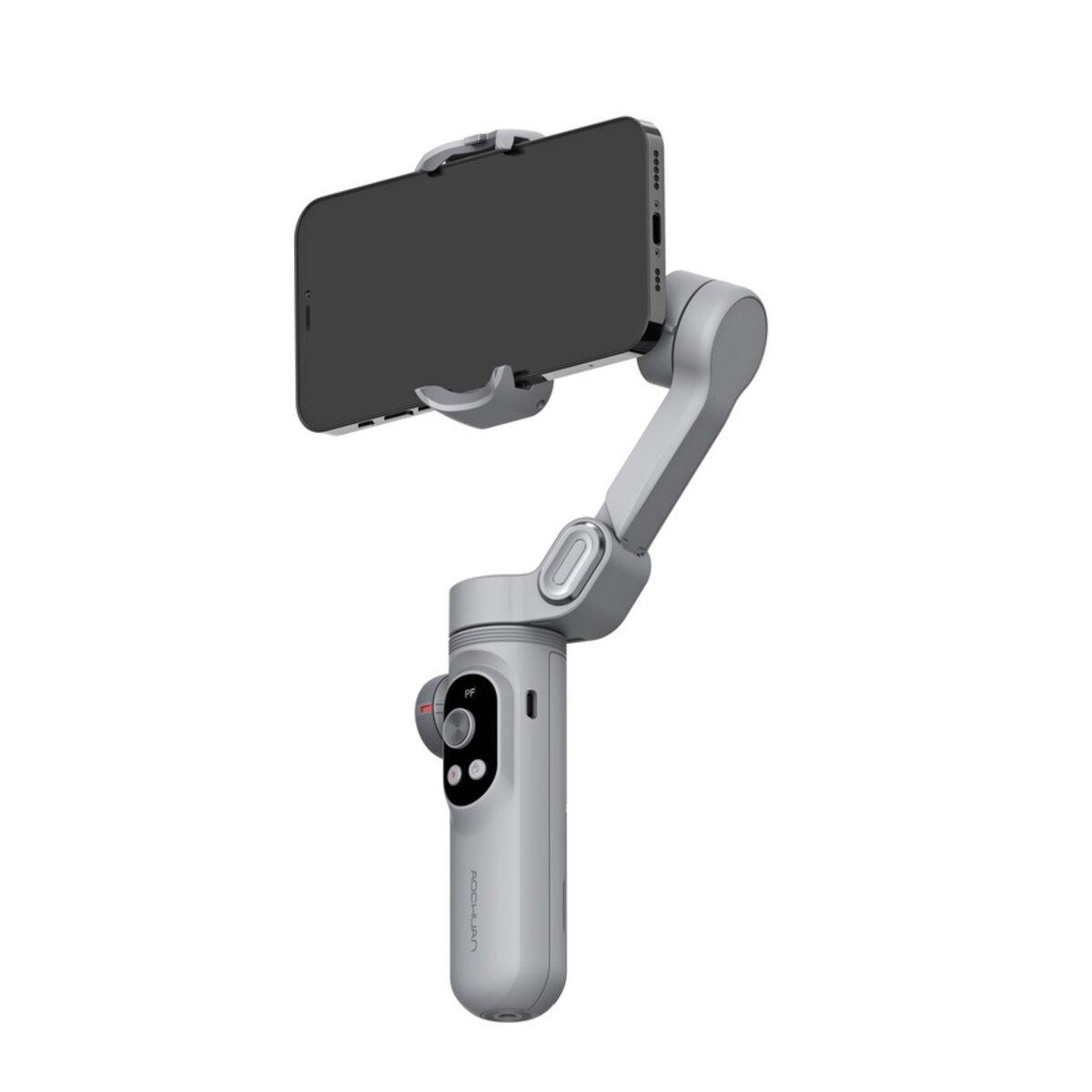 Триосьовий стабілізатор AOCHUAN Professional Gimbal Stabilizer for Smartphone SMART X Pro Сірий, фото 1