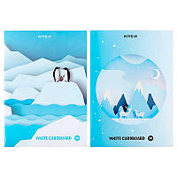 Картон білий К24-1254 односторонній А4 (10 арк), папка (1)