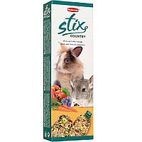 Padovan Лакомства PADOVAN Stix Country Coniglietti 100г, для карликовых кроликов, шиншилл и морских свинок