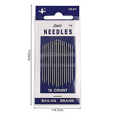 Набір голок NEEDLES N120-011, для ручного шиття (16шт)