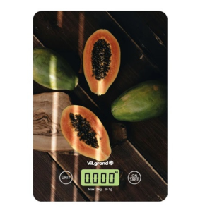 Ваги кухонні електронні до 5 кг Vilgrand VKS-527 точність 1 г чорний VLG new, фото 1