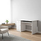 Комп'ютерний стіл білий, стіл парта для ПК, стіл для комп'ютера ДРАЙВ 1300*550*770, фото 2